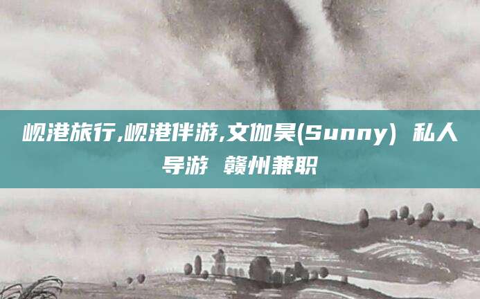 南阳岘港旅行,岘港伴游,文伽昊(Sunny) 私人导游 赣州兼职